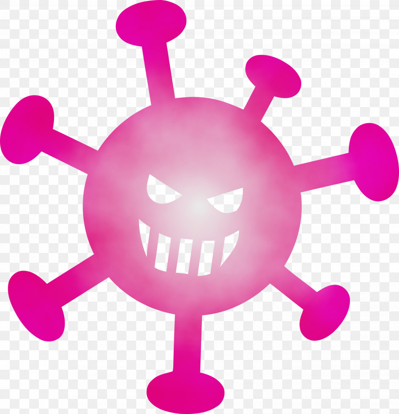 Pink Magenta, PNG, 2888x3000px, Virus, Corona, Coronavirus, Magenta, Paint Download Free