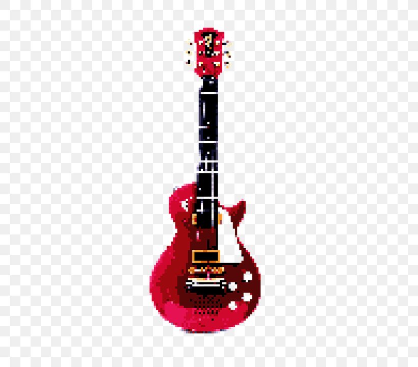 Electric Guitar Pixelation, PNG, 476x720px, Watercolor, Cartoon, Flower, Frame, Heart Download Free