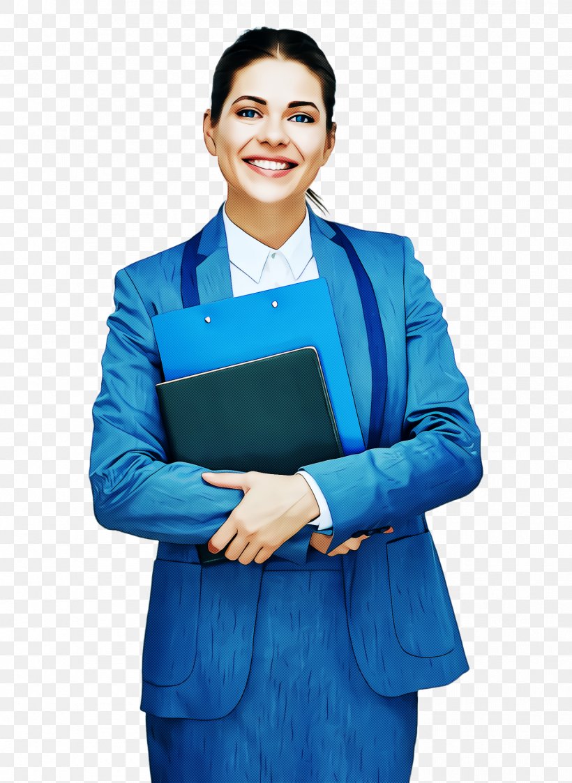 Clothing Workwear Uniform Electric Blue Suit, PNG, 1708x2340px, Clothing, Electric Blue, Formal Wear, Gesture, Job Download Free