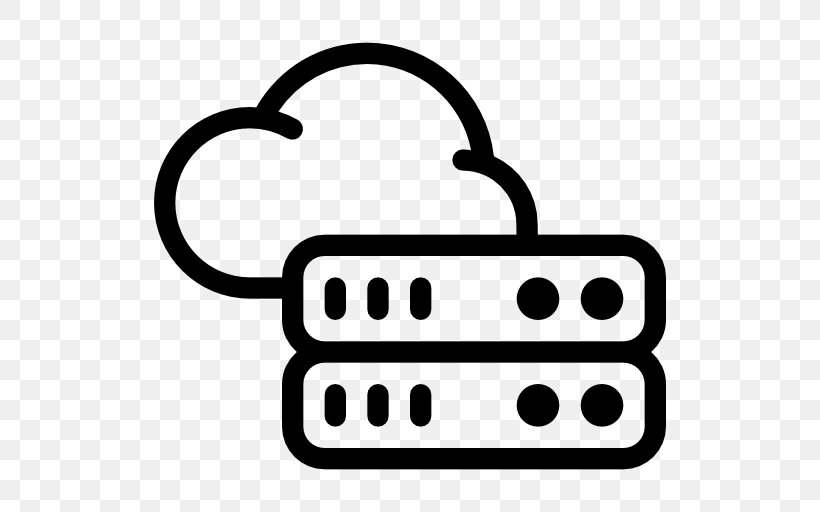 Computer Servers Virtual Private Server Cloud Computing Database Load Balancing, PNG, 512x512px, Computer Servers, Black And White, Cloud Computing, Data, Database Download Free