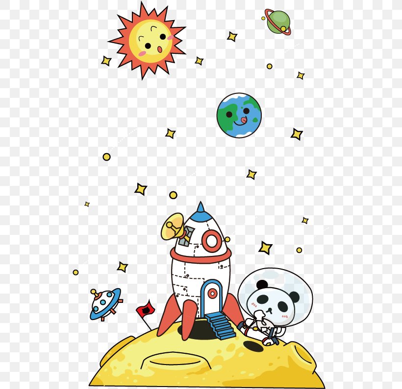 Earth Outer Space Cartoon, PNG, 524x795px, Earth, Area, Art, Astronaut, Cartoon Download Free