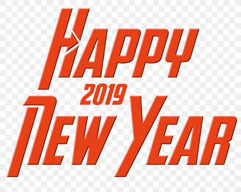 2019 Happy New Year Text., PNG, 2500x2000px, Logo, Area, Brand, Red, Text Download Free