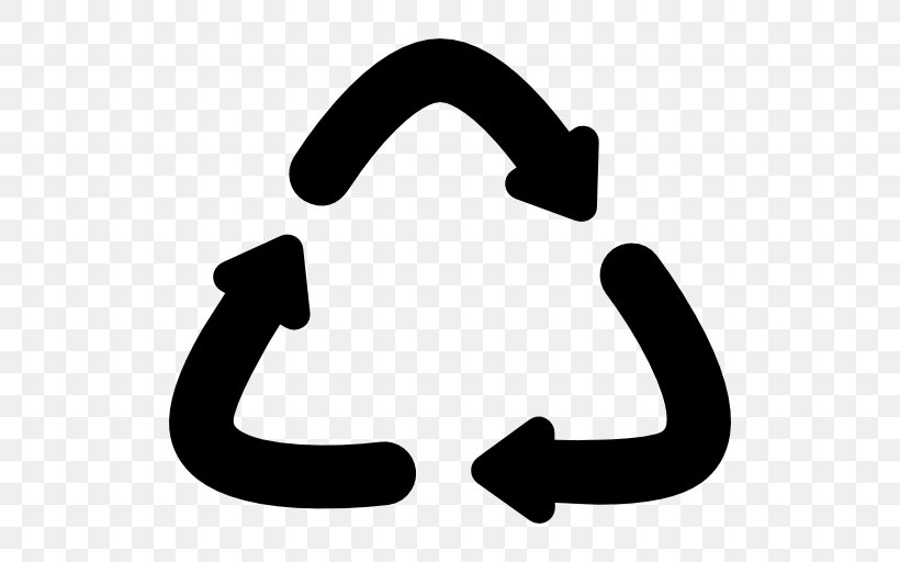 Recycling Symbol Rubbish Bins & Waste Paper Baskets Waste Minimisation, PNG, 512x512px, Recycling, Area, Black And White, Finger, Hand Download Free