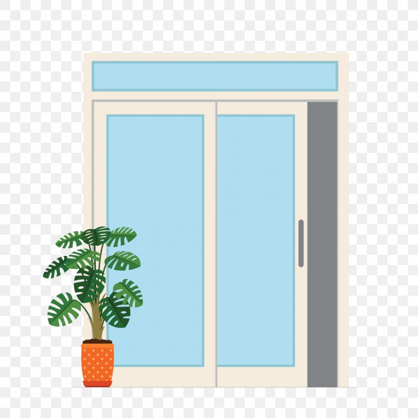 Window Screens Screen Door Window Blinds & Shades, PNG, 1000x1000px, Window, Door, Flowerpot, Green, Houseplant Download Free