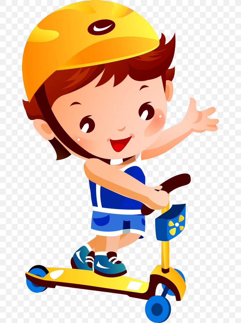 Kick Scooter Child Clip Art, PNG, 670x1096px, Scooter, Area, Art, Artwork, Boy Download Free