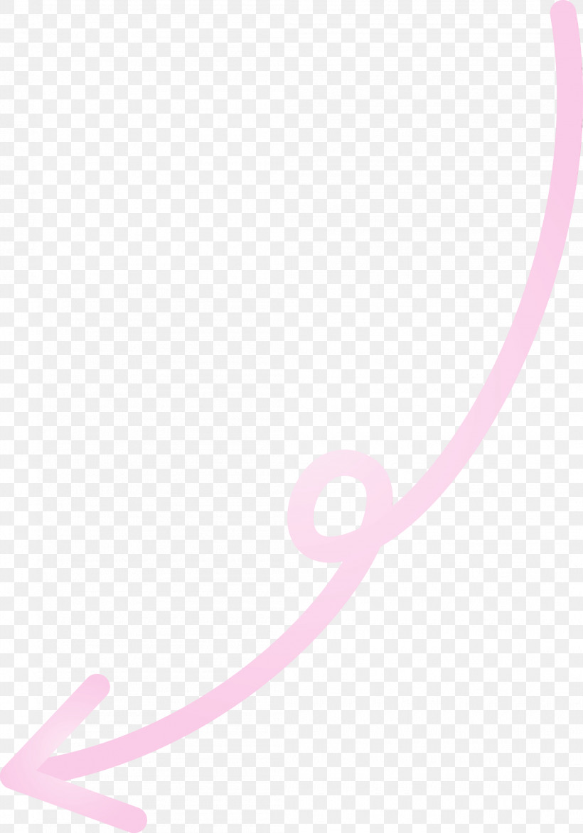 Pink Violet Line Magenta, PNG, 2095x2999px, Curved Arrow, Line, Magenta, Paint, Pink Download Free