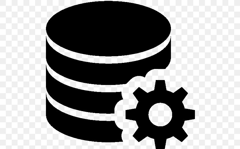 Database Computer Configuration Download, PNG, 512x512px, Database, Backup, Black And White, Client, Computer Configuration Download Free