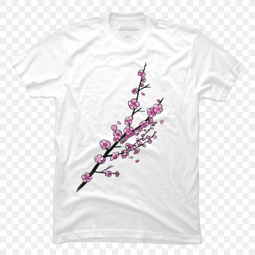 T-shirt Clothing Cherry Blossom, PNG, 1800x1800px, Tshirt, Aliexpress, Bluza, Cherry, Cherry Blossom Download Free
