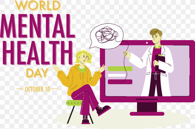 World Mental Health Day, PNG, 4966x3287px, World Mental Health Day, Global Mental Health, Mental Health Download Free