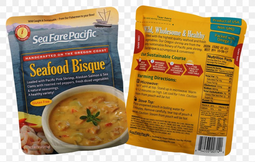 Bisque Vegetarian Cuisine Cream Soup Seafood, PNG, 1270x809px, Bisque, Chowder, Commodity, Convenience Food, Cream Download Free