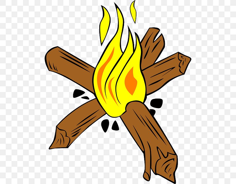 Campfire Camping Fire Making Clip Art, PNG, 510x640px, Campfire, Art, Artwork, Beak, Camping Download Free