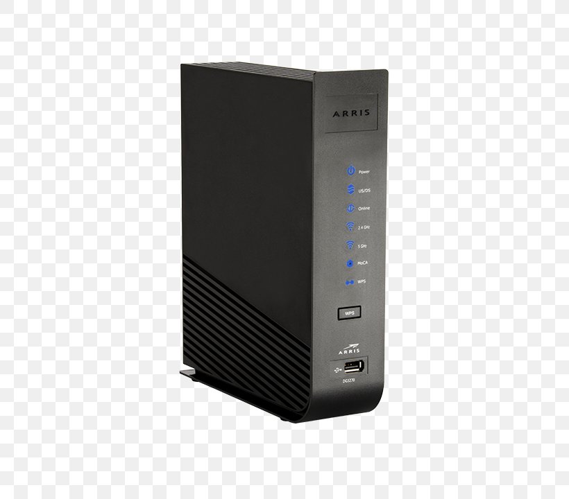 Computer Cases & Housings ARRIS Group Inc. Wireless Router Cable Modem, PNG, 720x720px, Computer Cases Housings, Arris Group Inc, Cable Modem, Cable Television, Computer Case Download Free