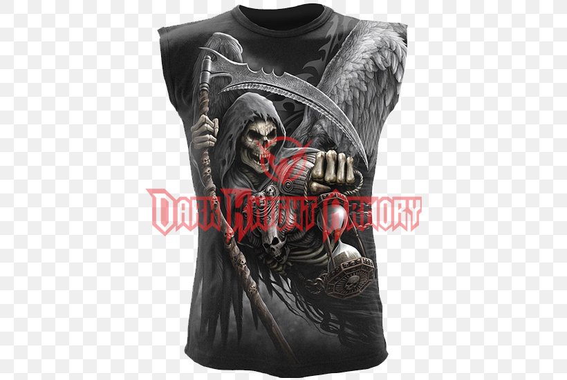 Death T-shirt Totenkopf, PNG, 550x550px, Death, Brand, Clothing, Day Of The Dead, Gothic Art Download Free