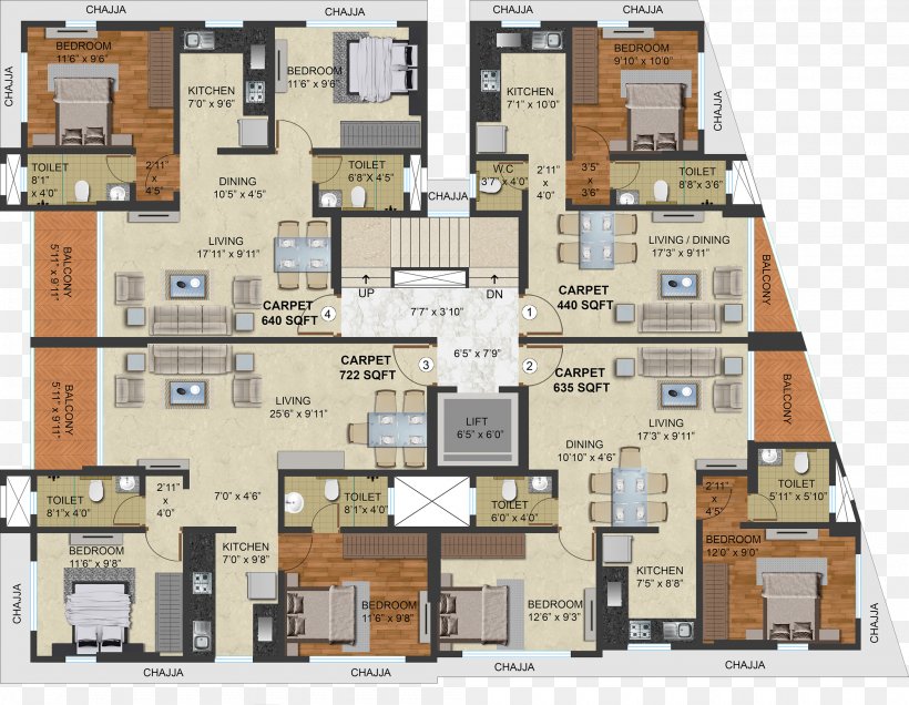 Floor Plan 99Acres.com Apartment, PNG, 2000x1552px, Floor Plan, Apartment, Elevation, Facade, Floor Download Free