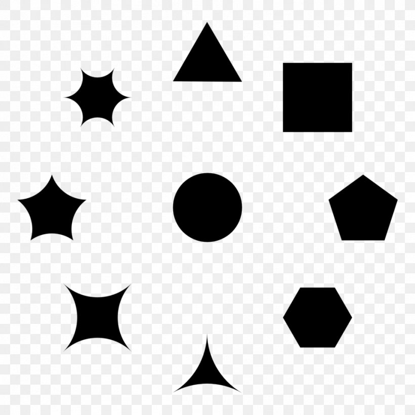 Geometric Shape Geometry Clip Art, PNG, 958x958px, Geometric Shape, Black, Black And White, Geometry, Hexagon Download Free