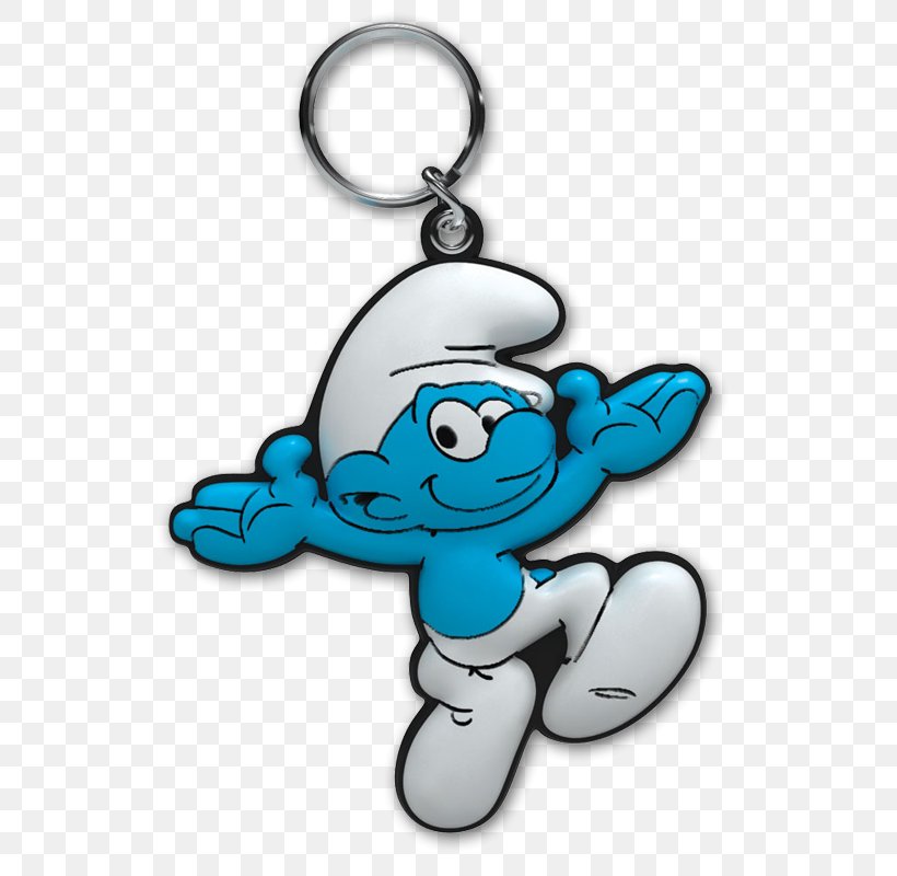 Key Chains De Smurfen Smurfette Papa Smurf Brainy Smurf, PNG, 800x800px, Key Chains, Animated Film, Body Jewelry, Brainy Smurf, Collecting Download Free