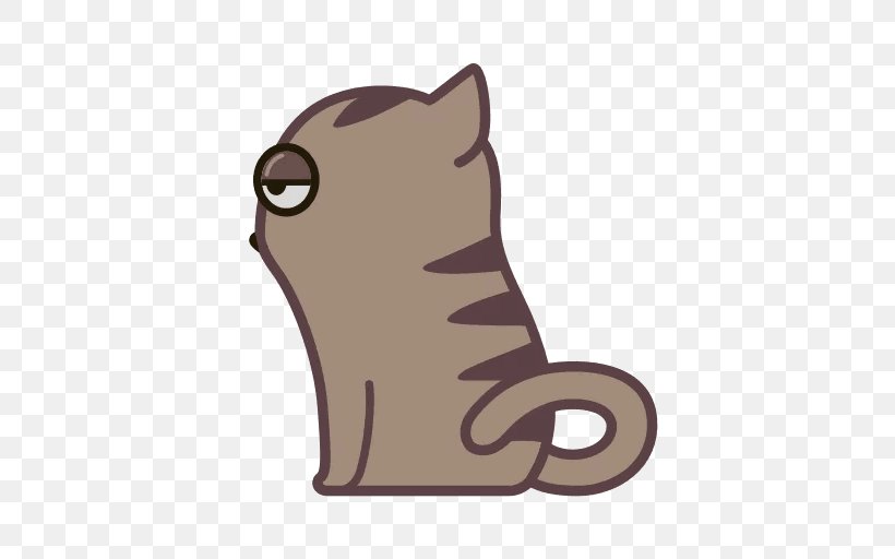 Whiskers Cat Sticker Telegram Messaging Apps, PNG, 512x512px, Whiskers, Carnivoran, Cat, Cat Like Mammal, Dog Download Free