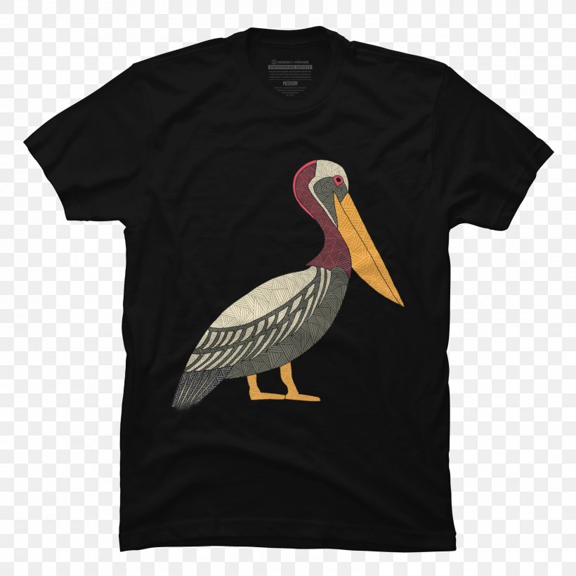 Printed T-shirt Sleeve Neck, PNG, 1800x1800px, Tshirt, Beak, Black, Black M, Brand Download Free
