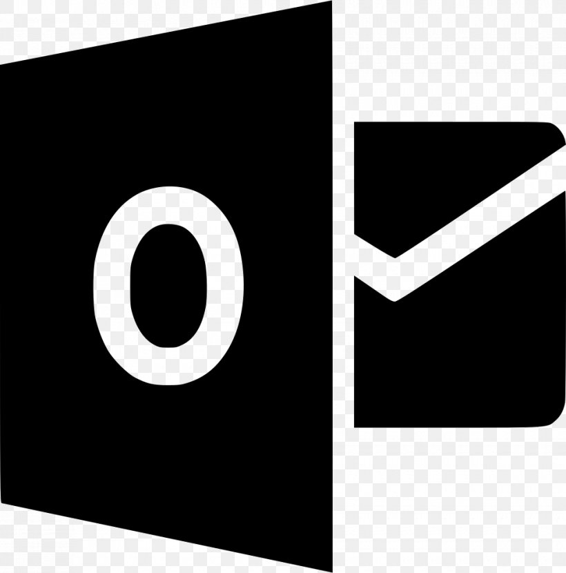 Outlook.com Email Microsoft Outlook Hotmail, PNG, 980x992px, Outlookcom, Address Book, Black And White, Brand, Email Download Free