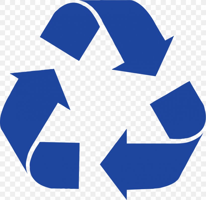 Recycling Symbol Reuse Logo Paper Recycling, PNG, 876x848px, Recycling Symbol, Area, Blue, Brand, Decal Download Free