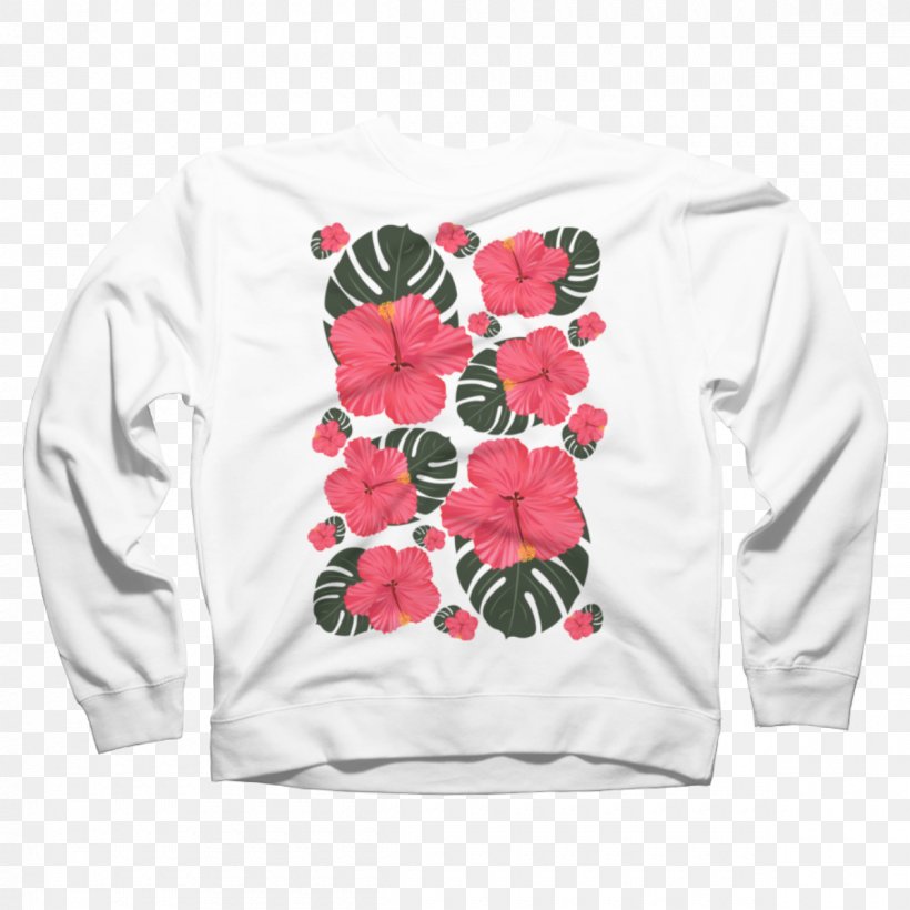T-shirt Hoodie Sweater Sleeve Crew Neck, PNG, 1200x1200px, Tshirt, Bluza, Clothing, Crew Neck, Flower Download Free