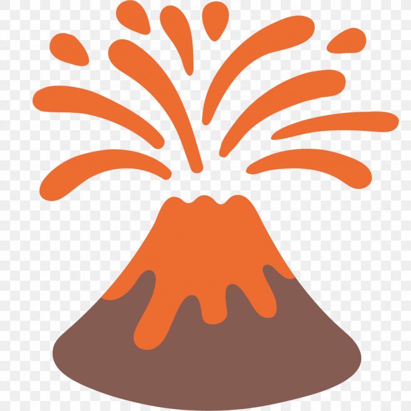 Emoji Volcano Balleny Hotspot Android Pushpin!, PNG, 1024x1024px, Emoji, Android, Android Marshmallow, Balleny Hotspot, Emojipedia Download Free