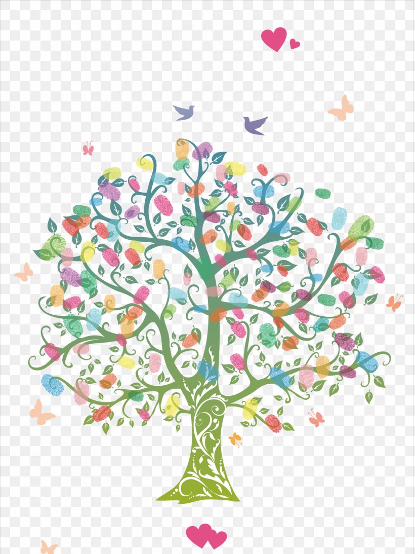 Fingerprint Tree Wedding Guestbook Coloring Book, PNG, 1772x2362px, Fingerprint, Area, Art, Branch, Canvas Download Free