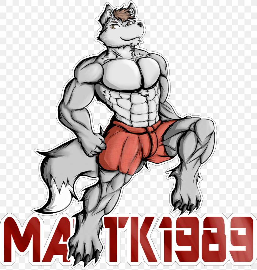 Gray Wolf Muscle Cartoon Tiger Animation, PNG, 1100x1159px, Gray Wolf,  Animal, Animation, Arm, Art Download Free