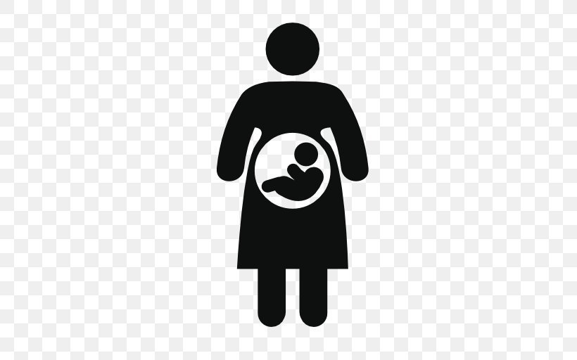 Clip Art Pregnancy, PNG, 512x512px, Pregnancy, Black, Black And White, Fictional Character, Human Behavior Download Free