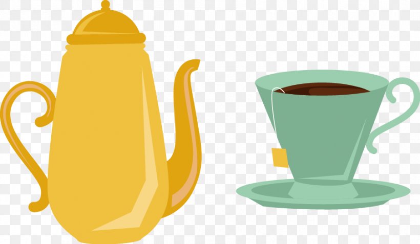 Teapot Coffee Cup Mug, PNG, 903x526px, Tea, Coffee Cup, Cup, Drinkware, Flat Design Download Free