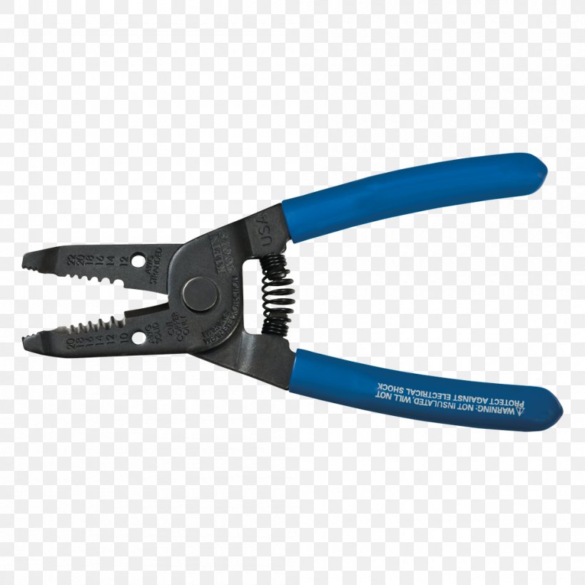 Wire Stripper Cutting Tool Klein Tools American Wire Gauge, PNG, 1000x1000px, Wire Stripper, American Wire Gauge, Crimp, Cutting, Cutting Tool Download Free