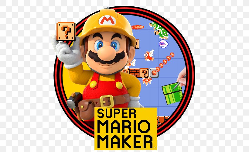 Super Mario Maker Super Smash Bros. For Nintendo 3DS And Wii U New Super Mario Bros, PNG, 500x500px, Super Mario Maker, Area, Game, Human Behavior, Mario Series Download Free