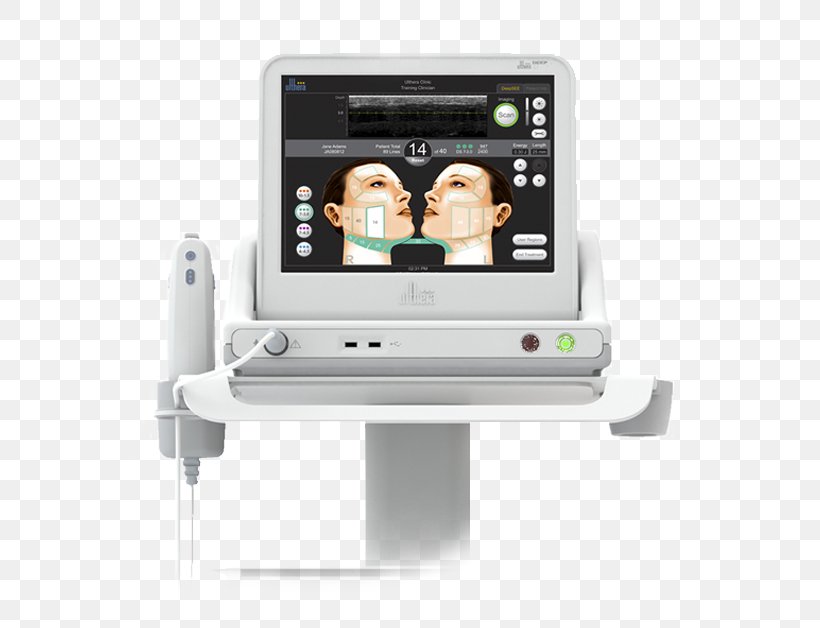 High-intensity Focused Ultrasound Surgery Skin Care Rhytidectomy, PNG, 597x628px, Highintensity Focused Ultrasound, Botulinum Toxin, Display Device, Electronic Device, Electronics Download Free
