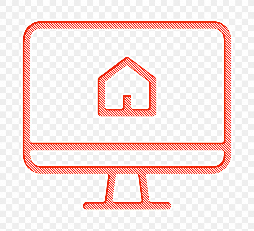 Screen Icon Monitor Icon Real Estate Icon, PNG, 1228x1118px, Screen Icon, Line, Monitor Icon, Real Estate Icon, Sign Download Free