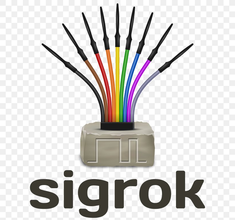 Sigrok Logic Analyzer Computer Software Computer Hardware GNU General Public License, PNG, 768x768px, Sigrok, Cable, Computer Hardware, Computer Software, Electronics Download Free