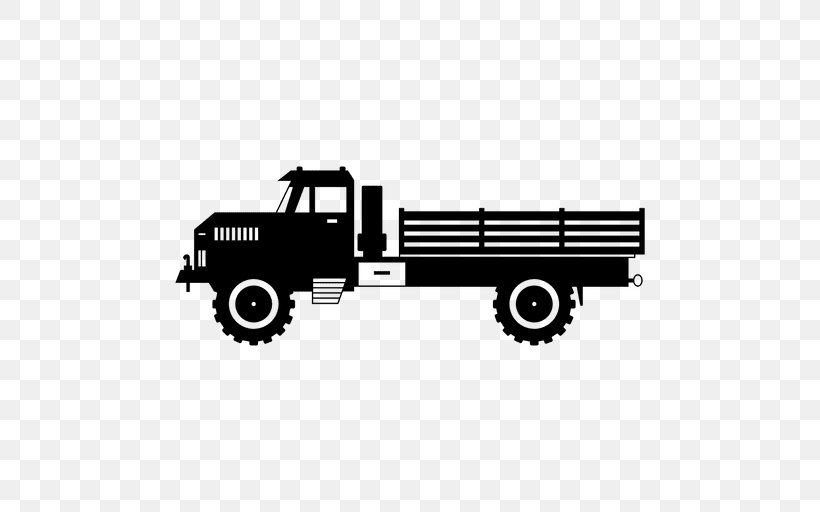 Car Pickup Truck Semi-trailer Truck Vehicle, PNG, 512x512px, Car, Automotive Exterior, Automotive Tire, Black And White, Brand Download Free
