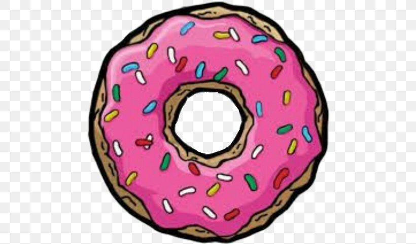 Donuts Frosting & Icing Homer Simpson, PNG, 480x482px, Donuts, Cake, Cartoon, Cronut, Drawing Download Free