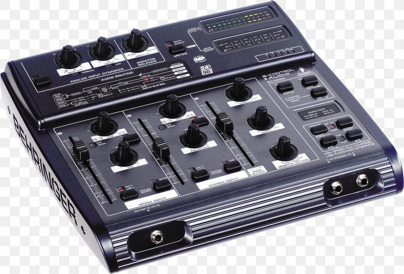 Electronics Sound Electronic Musical Instruments Behringer B-Control Deejay BCD3000, PNG, 1905x1296px, Electronics, Amplifier, Audio, Audio Mixers, Audio Power Amplifier Download Free