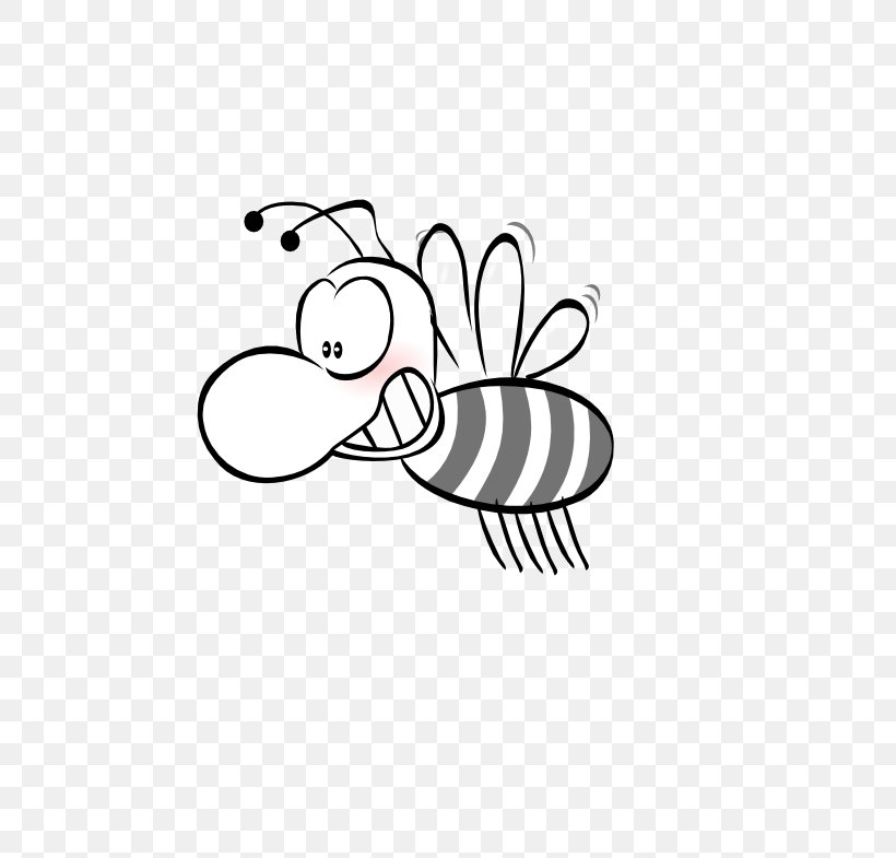 Honey Bee Cartoon Clip Art, PNG, 555x785px, Watercolor, Cartoon, Flower, Frame, Heart Download Free