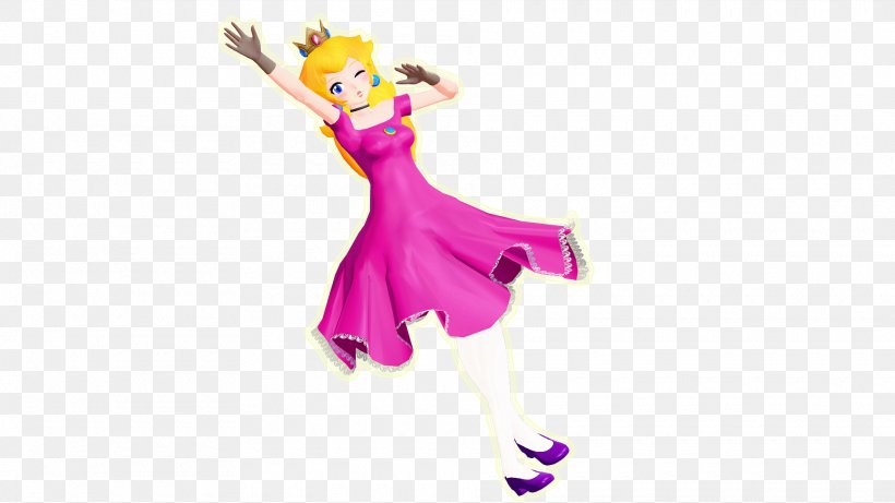 Princess Peach Rosalina Mario Bros. Princess Daisy MikuMikuDance, PNG, 1920x1080px, Princess Peach, Action Figure, Character, Costume, Fictional Character Download Free