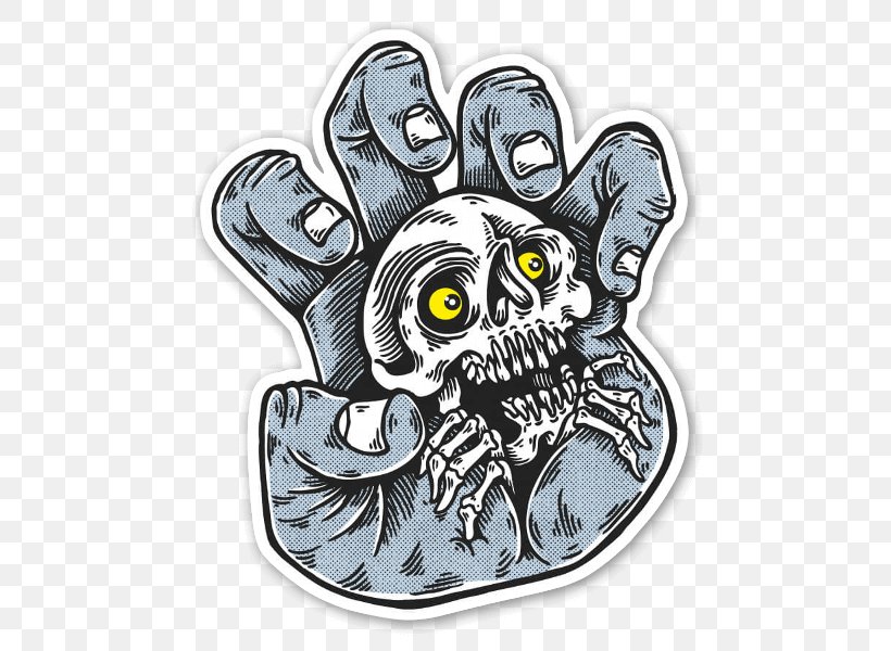 Sticker Skeleton Skull Calavera Decal, PNG, 505x600px, Sticker, Animal, Art, Bone, Calavera Download Free