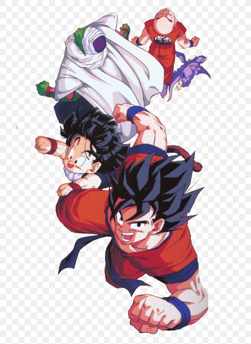 Goku Trunks Majin Buu Goten Gohan, PNG, 712x1123px, Watercolor, Cartoon, Flower, Frame, Heart Download Free