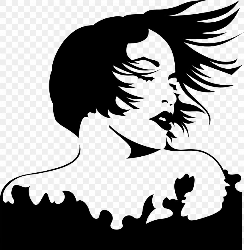 Silhouette Woman Clip Art, PNG, 2270x2330px, Silhouette, Art, Artwork, Beauty, Black Download Free