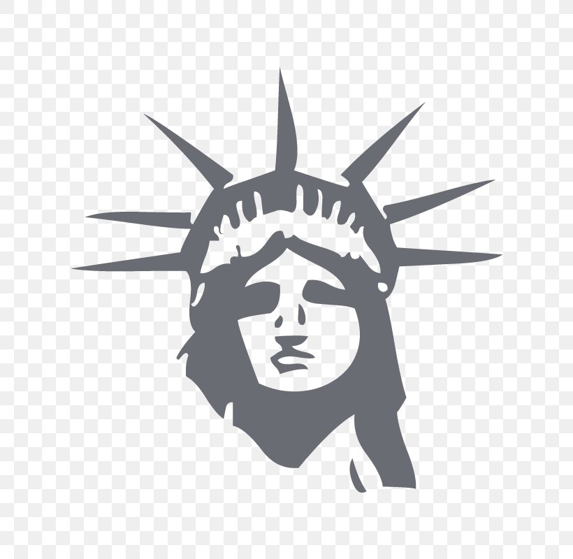 Statue Of Liberty American Royal Pizza Paper Sticker Freedom Fitness, PNG, 800x800px, Statue Of Liberty, Black And White, Fictional Character, Food, Grenoble Download Free