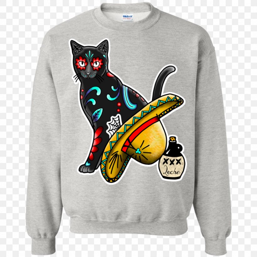 Day Of The Dead T-shirt Calavera Hoodie Sweater, PNG, 1155x1155px, Day Of The Dead, Bluza, Bracelet, Calavera, Clothing Download Free