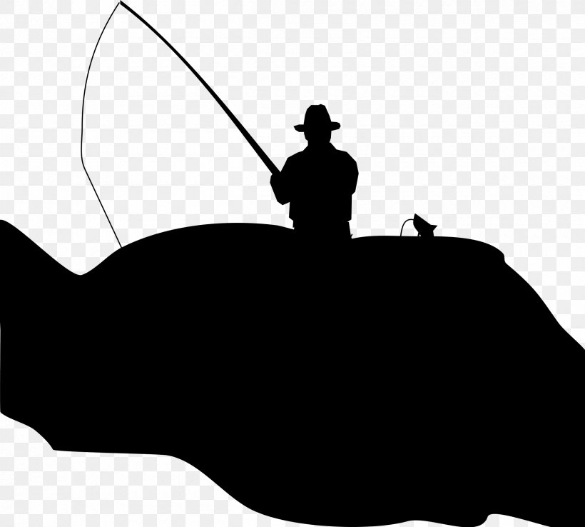 Line Angle Clip Art Silhouette H&M, PNG, 2400x2160px, Silhouette, Black M, Blackandwhite, Fictional Character, Fishing Download Free
