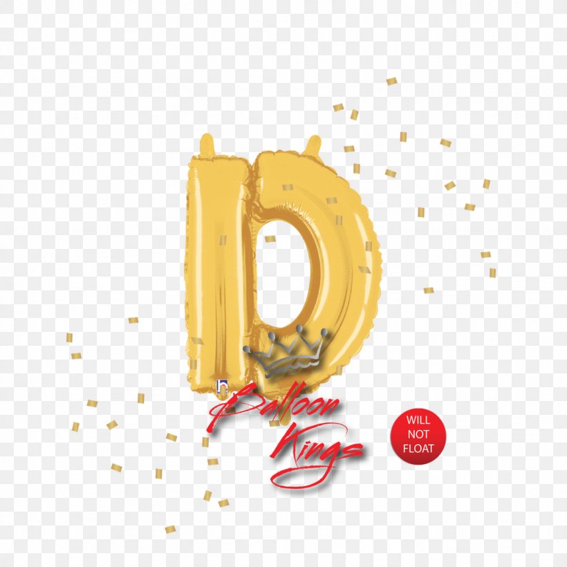 Bigbolo Letter D Silver Megaloon Junior Balloon Product Design Font, PNG, 1024x1024px, Yellow, Text Download Free