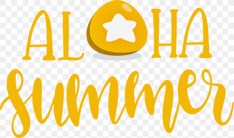 Aloha Summer Emoji Summer, PNG, 2999x1776px, Aloha Summer, Emoji, Happiness, Line, Logo Download Free