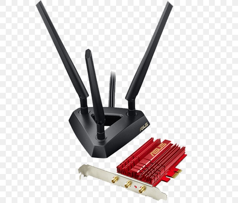 ASUS PCE-AC68 IEEE 802.11ac PCI Express, PNG, 700x700px, Ieee 80211ac, Adapter, Asus, Computer Network, Desktop Computers Download Free