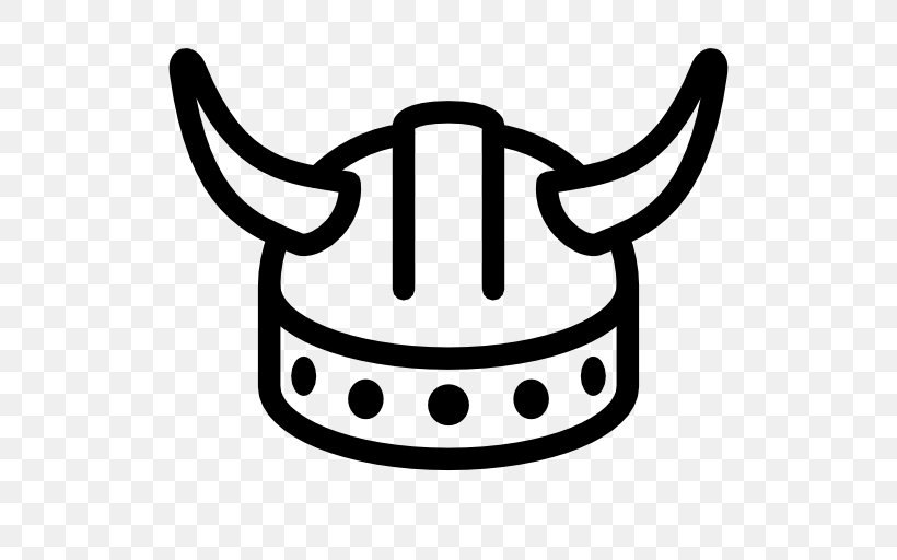 Viking Horned Helmet Download, PNG, 512x512px, Viking, Black And White, Galea, Headgear, Helmet Download Free